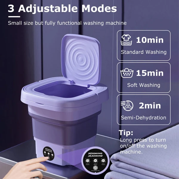 Portable Mini Foldable Washing Machine