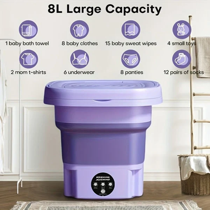 Portable Mini Foldable Washing Machine