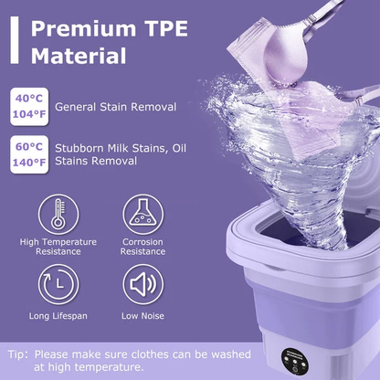 Portable Mini Foldable Washing Machine
