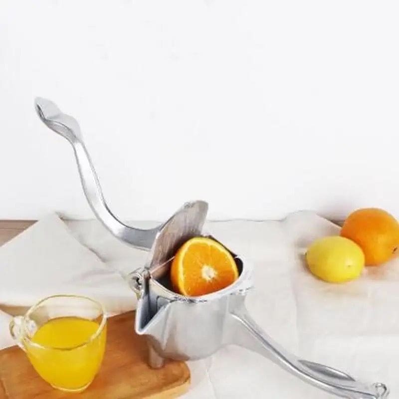 Manual Juice Squeezer, Portable Aluminum Alloy Hand Pressure Juicer