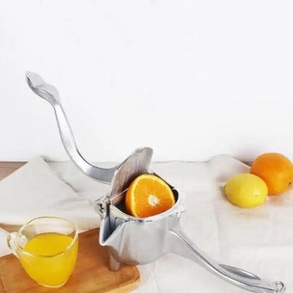 Manual Juice Squeezer, Portable Aluminum Alloy Hand Pressure Juicer