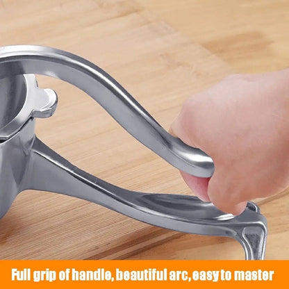 Manual Juice Squeezer, Portable Aluminum Alloy Hand Pressure Juicer