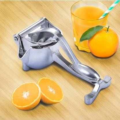 Manual Juice Squeezer, Portable Aluminum Alloy Hand Pressure Juicer